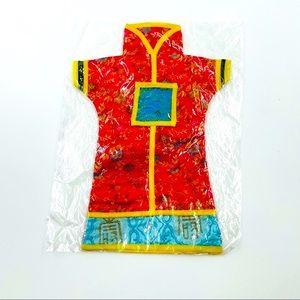 Sale🎈NWT Chinese Dress Wine Party Embroidered Covers Dinner Cocktails